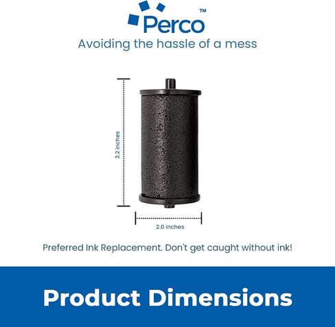 Perco Ink Roll for Perco Pro 1 Line & Perco Pro 2 Line Perco Labelers (Perco Pro Inker 4 Pack) in Saudi Arabia