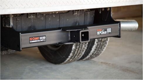 وصلة مقطورة CURT 15845 التجارية فئة 5، جهاز استقبال 2-1/2 بوصة، متوافق مع Select Ford F-350، F-450، F-550 Super Duty، F-650 in Kuwait