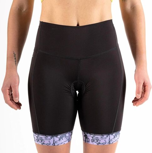 Women’s Alyssa Chammy Short, Breathable Padded Bicycle Shorts with High Waist for Endurance Cycling in Saudi Arabia