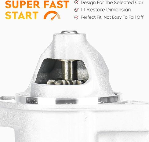 Starter for Scion xA 2004-2006 1.5L, xB 2004-2006 1.5L; Toyota Echo 2003-2005 1.5L, Yaris 2006-2008 2009-2018 1.5L, SND0554, 410-52274, 17842, 17383, 28100-21061, 428000-0020, 428000-0021 in Saudi Arabia