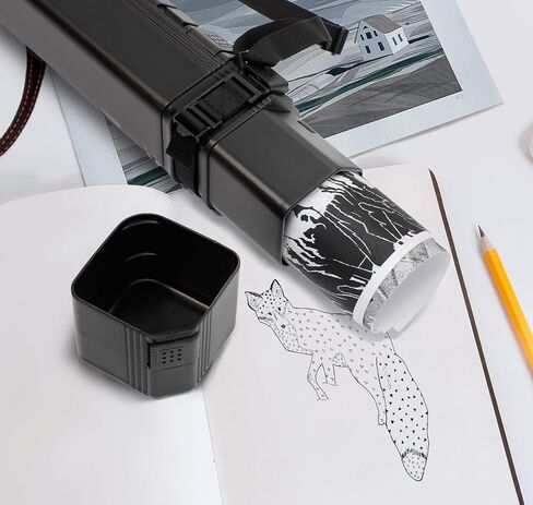 VViViD Black Telescoping Length Drafting & Portfolio Tube (25-41") in Saudi Arabia