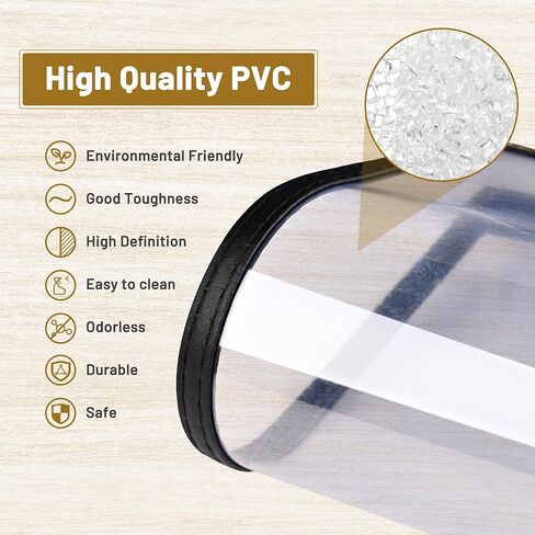 WeChef 30 حزمة أغطية قائمة المطاعم 8.5 × 11 صفحة واحدة 2 عرض شفاف لقائمة المطاعم حامل أسود in Kuwait