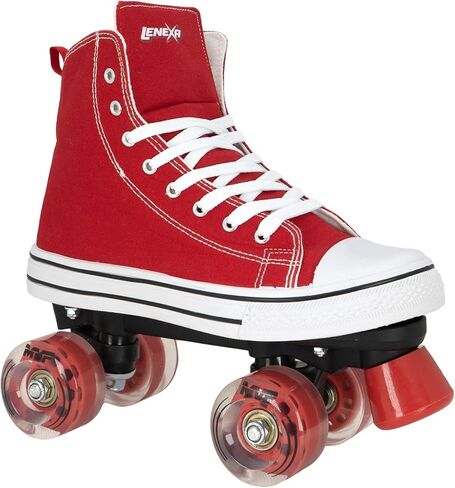 Lenexa MVP 2.0 Roller Skates for Kids and Adults | Roller Skate Shoes for Men and Women | Outdoor High-Top Sneaker Roller Shoes | Full Lace Up Ankle Support | Various Sizes and Colors in Saudi Arabia