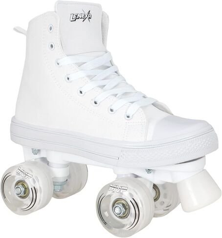 Lenexa MVP 2.0 Roller Skates for Kids and Adults | Roller Skate Shoes for Men and Women | Outdoor High-Top Sneaker Roller Shoes | Full Lace Up Ankle Support | Various Sizes and Colors in Saudi Arabia