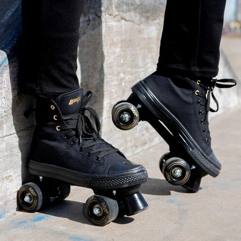 Lenexa MVP 2.0 Roller Skates for Kids and Adults | Roller Skate Shoes for Men and Women | Outdoor High-Top Sneaker Roller Shoes | Full Lace Up Ankle Support | Various Sizes and Colors in Saudi Arabia
