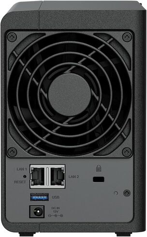 سينولوجي 2-Bay DiskStation DS224+ NSA Server | إنتل سيليرون J4125 رباعي النواة 2.0 جيجا هرتز | رام 6 جيجا DDR4 | محرك أقراص ثابتة سعة 8 تيرابايت (2 × 4) مقاس 3.5 بوصة in Kuwait