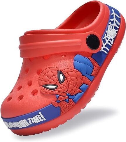 Boys Clogs Cute Cartoon Toddler Garden Shoes Beach Slippers Boys Girls Sandals Shower Slippers Non-Slip Water Shoes in Saudi Arabia