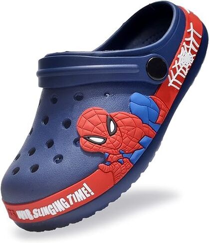 Boys Clogs Cute Cartoon Toddler Garden Shoes Beach Slippers Boys Girls Sandals Shower Slippers Non-Slip Water Shoes in Saudi Arabia