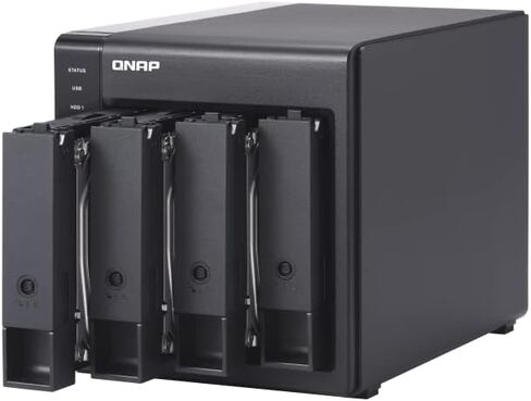 QNAP 4 Bay DAS (USB Type-C) with 12TB Storage Capacity, Preconfigured RAID 5 Seagate IronWolf HDD Bundle (TR-004-44ST-US) in Saudi Arabia