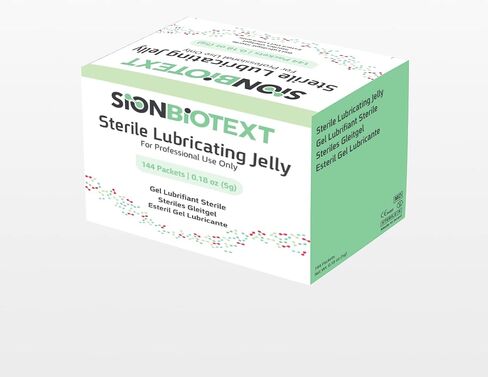 Water-Based Lubricant, Professional Lube in Single Packets for Hospitals and Clinics Use, Lubricating Jelly Smooth Consistency, Non-Staining, Sterile lube 144 Packs per Box (5g Each) in Saudi Arabia