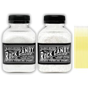 2025 Rock Candy Bundle - Tim Holtz Distress Rock Candy Vintage Inspired Clear Glitter Original and Chucky with Trebbies Detail Sticks in Saudi Arabia