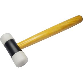 Nylon Hammer 1-1/4" Face with Wooden Handle for Jewelry Making Forming Tool in Kuwait