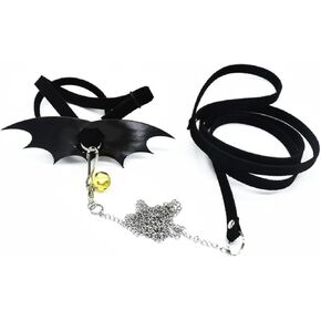 Luxshiny Adjustable Turtle Leash with Wing Design Harness Strap for Reptile Pets Bite Rope with Chest Collar Lightweight Comfortable Tortoise Walking Control for Outdoor Training Black in Kuwait