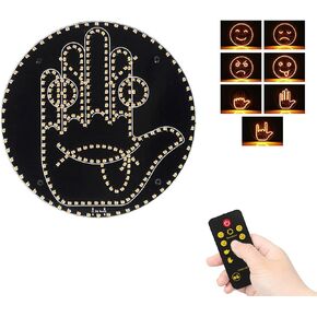 Car Finger Gesture Light, Funny LED Hand Sign with Remote Control, Wireless Gesture-Controlled Back Window Decoration for Trucks/SUV in Saudi Arabia