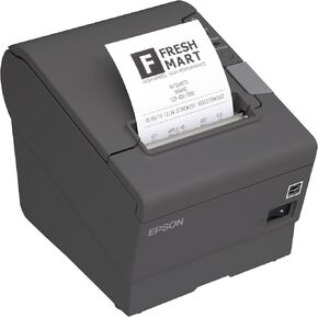 EPSON C31CA85656 TM-T88V استلام حراري مع إمدادات الطاقة ، تصنيف نجم الطاقة ، واجهة Ethernet و USB ، رمادي داكن in Kuwait