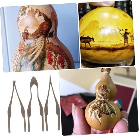 DIYEAH 3PCS Pyrograph Pen Tip Wood for Pyrography Wood Burning Machine Nibs Tips Pyrography Pen Nibs Pyrography Tips Perography Pen Tips Wood Burning Tools in Kuwait
