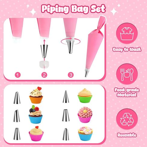 Lovestown Kids Cooking and Baking Tets ، 32pcs Kids Chef Hat and Apron Play Play Toys for Toddler Gift in Kuwait