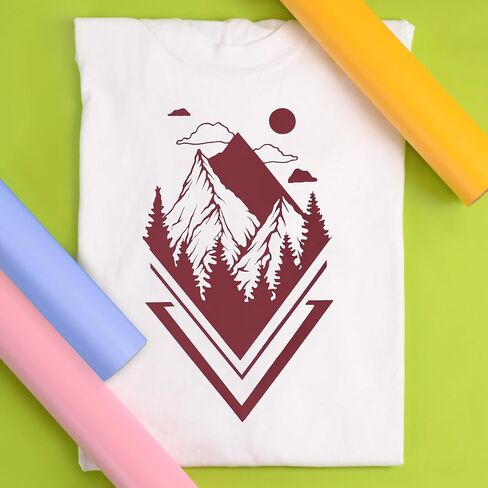 SISER Easyweed Heat Transfer Vinyl 11.8 "× 5 قدم (الكاردينال) - - متوافق ، cricut ، صورة ظلية وغيرها من قواطع الحرف/المهنية - CPSIA معتمد in Saudi Arabia