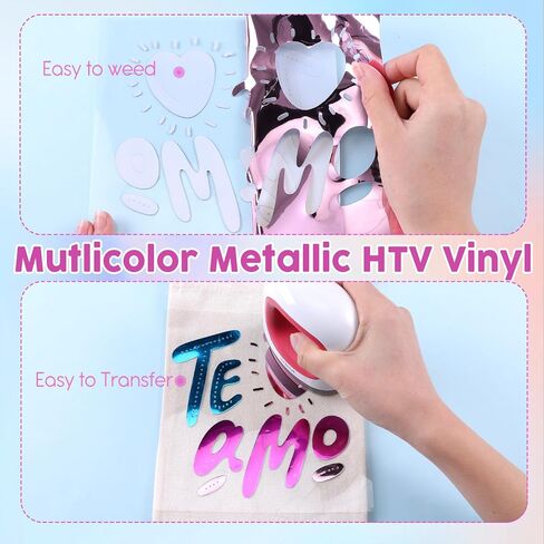 HTVSTD RED METALLIC HTV VINYL ROLL - 12 "X8ft RED METALLIC TRANT IRO in Kuwait