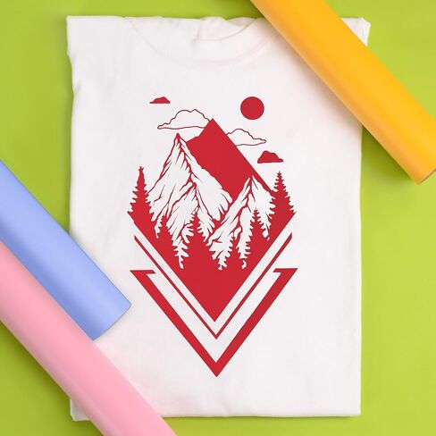SISER Easyweed Heat Transfer Vinyl 11.8 × 5 قدم (أحمر ساطع) - متوافق مع روميو/جولييت وغيرها in Saudi Arabia
