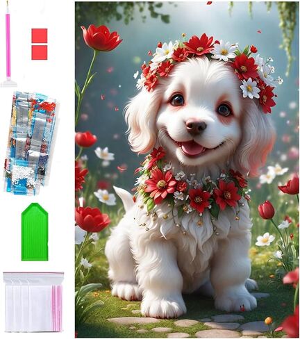 Liccyy Ligcyy 5D Diamond Art Painting Kits للبالغين المبتدئين في سن المراهقة مع أدوات ، DIY Crystal Crystal Drill Bead Art Paints بأرقام هدية ديكور الجدار المنزلي ، 15.7 × 27.5 بوصة/مستديرة ، كرتون in Kuwait