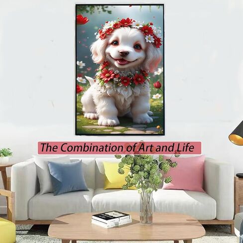 Liccyy Ligcyy 5D Diamond Art Painting Kits للبالغين المبتدئين في سن المراهقة مع أدوات ، DIY Crystal Crystal Drill Bead Art Paints بأرقام هدية ديكور الجدار المنزلي ، 15.7 × 27.5 بوصة/مستديرة ، كرتون in Kuwait