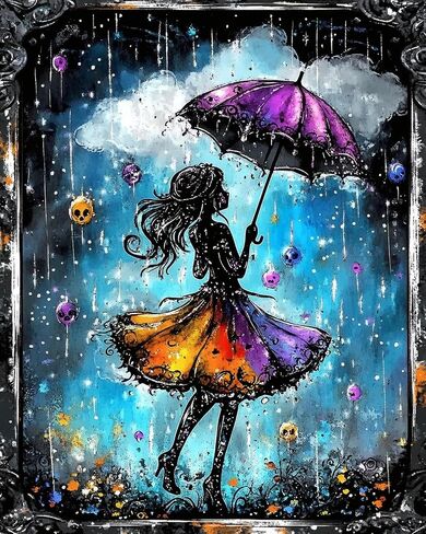 Ohhvvow Hydrangea Flower Diamond Art Painting Kits for Adults, 12x16 Inch 5D Full Drill Round Diamond Dots Paintings for Beginners Gem Art Painting Kits DIY Crafts in Kuwait