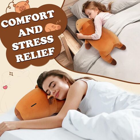 30'' Giant Red Panda Plush Stuffed Animal- Red Panda Plush Pillow Plushies, Large Sleeping Red Panda Plush Toy, Cute Hugging Plush Pillow, Room Decor Christmas Birthday Gifts for Kids Girls Boys in Kuwait