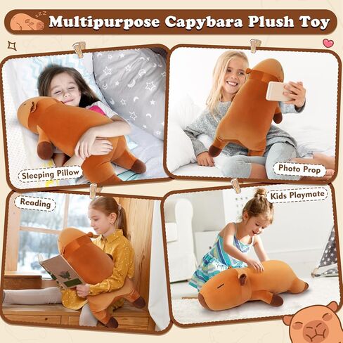 30'' Giant Red Panda Plush Stuffed Animal- Red Panda Plush Pillow Plushies, Large Sleeping Red Panda Plush Toy, Cute Hugging Plush Pillow, Room Decor Christmas Birthday Gifts for Kids Girls Boys in Kuwait