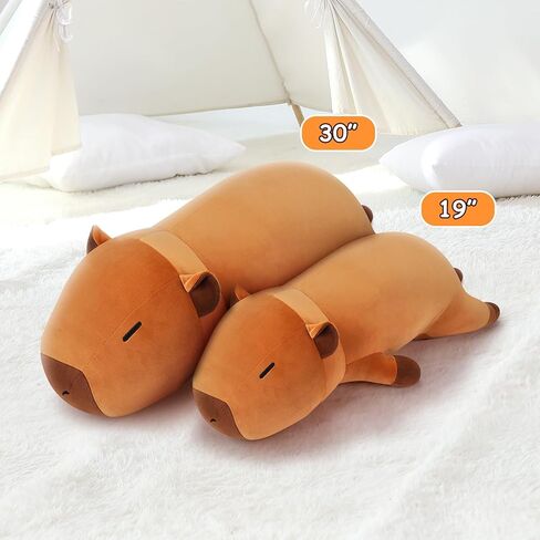 30'' Giant Red Panda Plush Stuffed Animal- Red Panda Plush Pillow Plushies, Large Sleeping Red Panda Plush Toy, Cute Hugging Plush Pillow, Room Decor Christmas Birthday Gifts for Kids Girls Boys in Kuwait