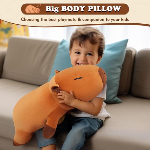 30'' Giant Red Panda Plush Stuffed Animal- Red Panda Plush Pillow Plushies, Large Sleeping Red Panda Plush Toy, Cute Hugging Plush Pillow, Room Decor Christmas Birthday Gifts for Kids Girls Boys in Kuwait