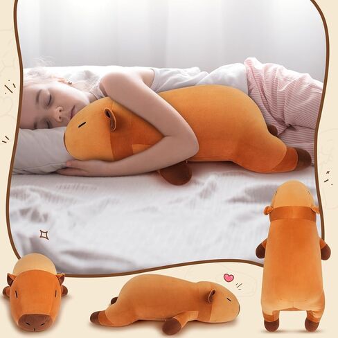 30'' Giant Red Panda Plush Stuffed Animal- Red Panda Plush Pillow Plushies, Large Sleeping Red Panda Plush Toy, Cute Hugging Plush Pillow, Room Decor Christmas Birthday Gifts for Kids Girls Boys in Kuwait