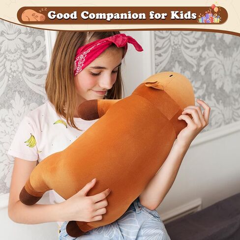 30'' Giant Red Panda Plush Stuffed Animal- Red Panda Plush Pillow Plushies, Large Sleeping Red Panda Plush Toy, Cute Hugging Plush Pillow, Room Decor Christmas Birthday Gifts for Kids Girls Boys in Kuwait