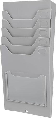 Multi Pocket Cards Rack Compact Organizer for Attendance Cards Tags Items Lightweight Space Saving Design for Employee Entrance Office Use in Saudi Arabia