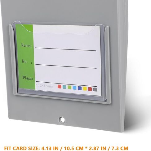 Multi Pocket Cards Rack Compact Organizer for Attendance Cards Tags Items Lightweight Space Saving Design for Employee Entrance Office Use in Saudi Arabia