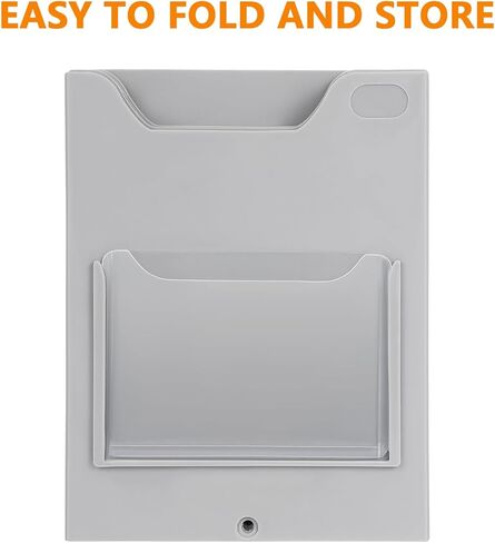 Multi Pocket Cards Rack Compact Organizer for Attendance Cards Tags Items Lightweight Space Saving Design for Employee Entrance Office Use in Saudi Arabia