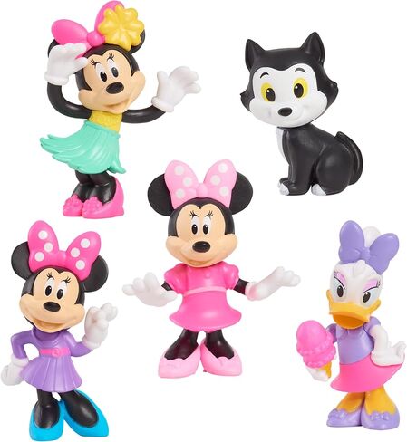 فقط لعب Disney Junior Minnie Mouse Mini Figures 5 Pack ، طوله 1.75 "إلى 2.75" ؛ ألعاب للأطفال الذين تتراوح أعمارهم بين 3 سنوات in Kuwait