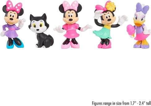 فقط لعب Disney Junior Minnie Mouse Mini Figures 5 Pack ، طوله 1.75 "إلى 2.75" ؛ ألعاب للأطفال الذين تتراوح أعمارهم بين 3 سنوات in Kuwait