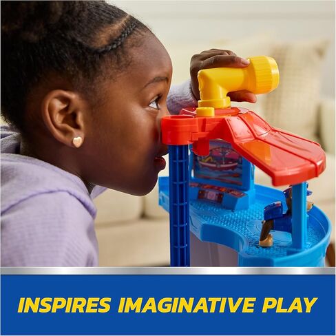 Paw Patrol Lookout Tower, 20-Inch Tower with Chase Action Figures, Rescue Vehicle & Launcher, Kids Toys for Boys & Girls Ages 3 and Up in Saudi Arabia
