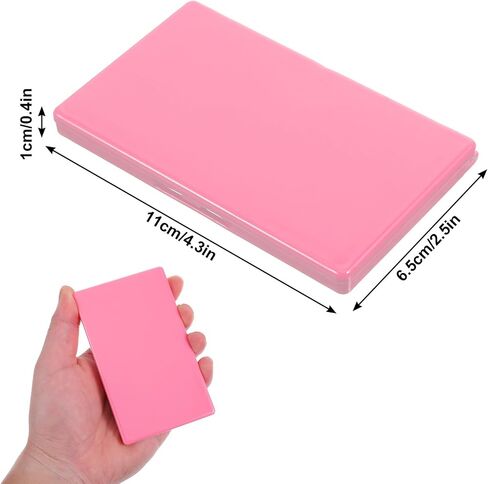Piriuuo Magnetic Needle Case, Sewing Needle Holder Rectangle Magnetic Needles Holder Portable Sewing Needles Box Sewings Needled Storage Box Sewings Supplies Organizer for Pin Holders (Pink) in Saudi Arabia