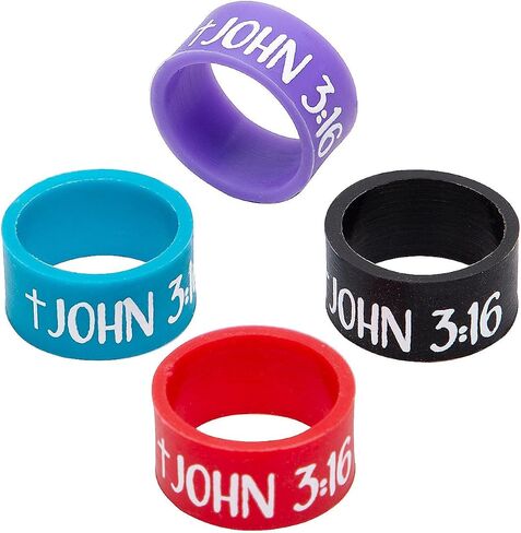 Fun Express Bulk 48 Piece Religious Silicone Rings in Saudi Arabia