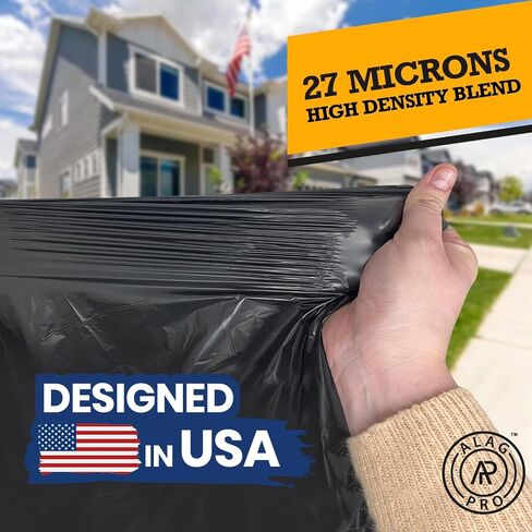 ALAGPRO® 50 Premium Dog Waste Station Can Liners -1 Roll of 50 bags - Standard Size 26" W x 33" L (10-13 gallons) - Heavy Duty Pet Poop Trash Can Bags, 40% Thicker than Competitors Bags (1.1 mil) in Saudi Arabia