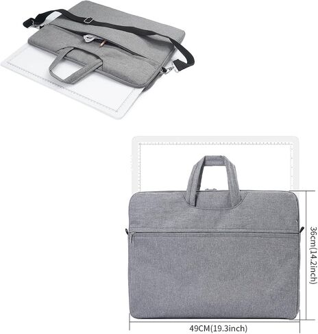KOBAIBAN A3 Magnetic Light Pad with Bag, Rechargeable Diamond Art Light Board with Side Physical Buttons, 3 Color Light Modes Super Bright Light Table Light Box for Tracing, Drawing, Sketching (White) in Saudi Arabia
