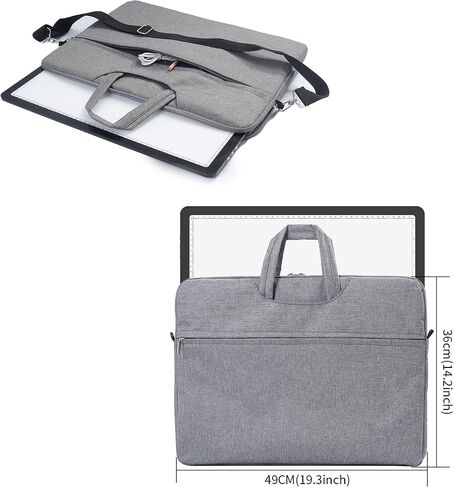 KOBAIBAN A3 Magnetic Light Pad with Bag, Rechargeable Diamond Art Light Board with Side Physical Buttons, 3 Color Light Modes Super Bright Light Table Light Box for Tracing, Drawing, Sketching (White) in Saudi Arabia