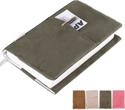 Book Covers for Paperbacks, Velvet Book Cover for Book lovers, Fabric Book Cover with Pockets for Book Suppliers, Reusable Book Covers for Soft Cover Books, Book Protector for Bibles, AA Book in Kuwait