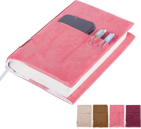 Book Covers for Paperbacks, Velvet Book Cover for Book lovers, Fabric Book Cover with Pockets for Book Suppliers, Reusable Book Covers for Soft Cover Books, Book Protector for Bibles, AA Book in Kuwait