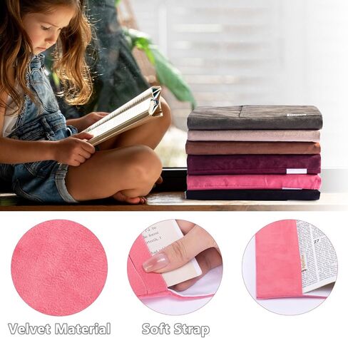 Book Covers for Paperbacks, Velvet Book Cover for Book lovers, Fabric Book Cover with Pockets for Book Suppliers, Reusable Book Covers for Soft Cover Books, Book Protector for Bibles, AA Book in Kuwait