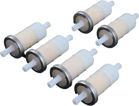 JZGRDN 6PCS FUEL FULTER 16900-MG8-003 متوافق مع CBR600 CBR900 GOLDWING 1200 1500 GL1500 HAWK GT 650 NT650 Interceptor 700 VFR700F 750 VFR750F PC800 Shadow ACE 1100 ACE VT1100C VTX1300 in Kuwait