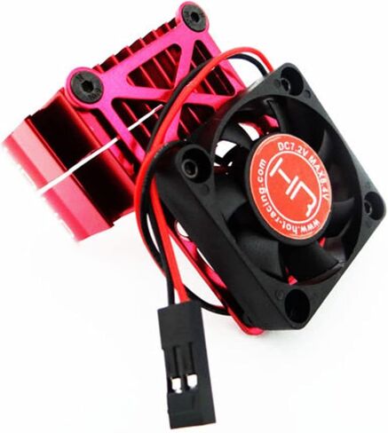 Hot Racing MH550TE02 Red Multi Mount Fan Cool Heat Sink 36mm Motor: 2WD Slash in Saudi Arabia