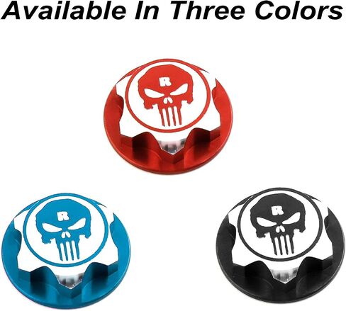 GOOLRC 4PCS 17 مم المكسرات عجلات مقاومة للغبار غير المنقوش مجموعة مكسرات التحكم عن بُعد التحكم في المكسرات المعدنية للمكسرات لـ TRAXXAS X-MAXX SUMMIT 1/8 in Saudi Arabia